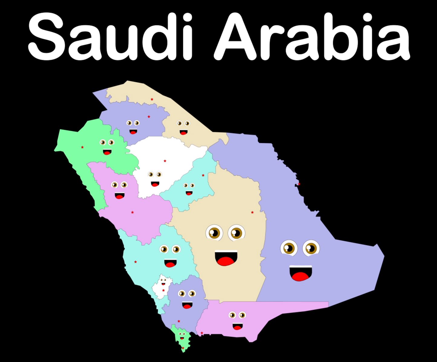 Saudi Arabia Coloring Sheet