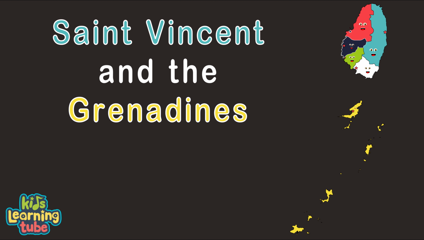 Saint Vincent and the Grenadines Coloring Sheet