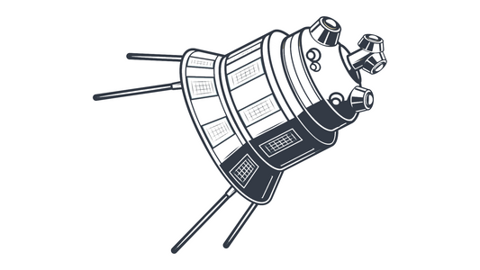 Satellite Coloring Sheet