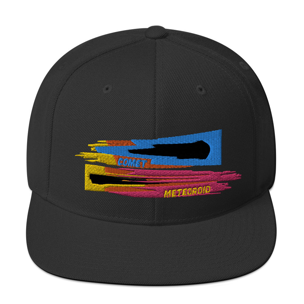 Comet and Meteoroid Snapback Hat