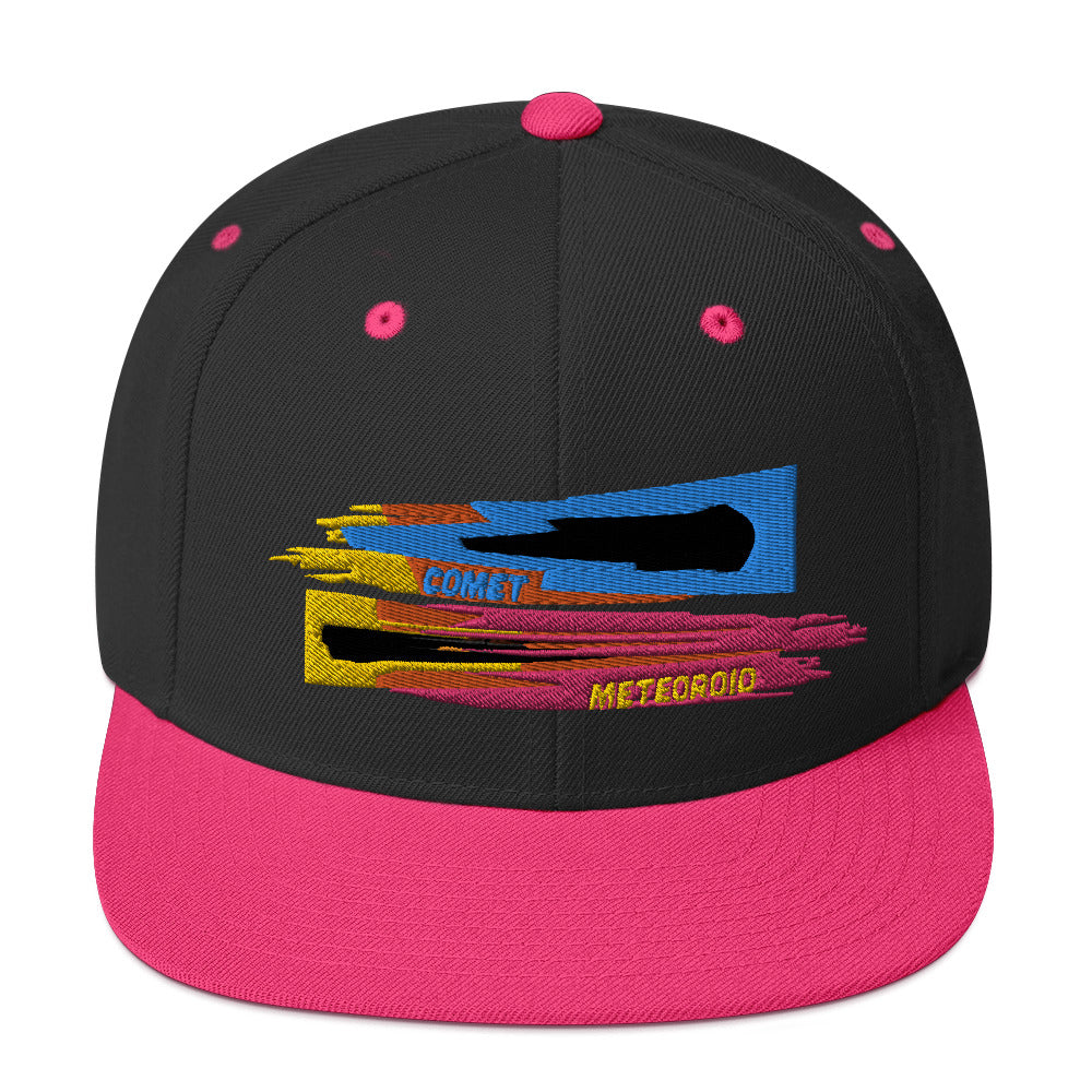 Comet and Meteoroid Snapback Hat