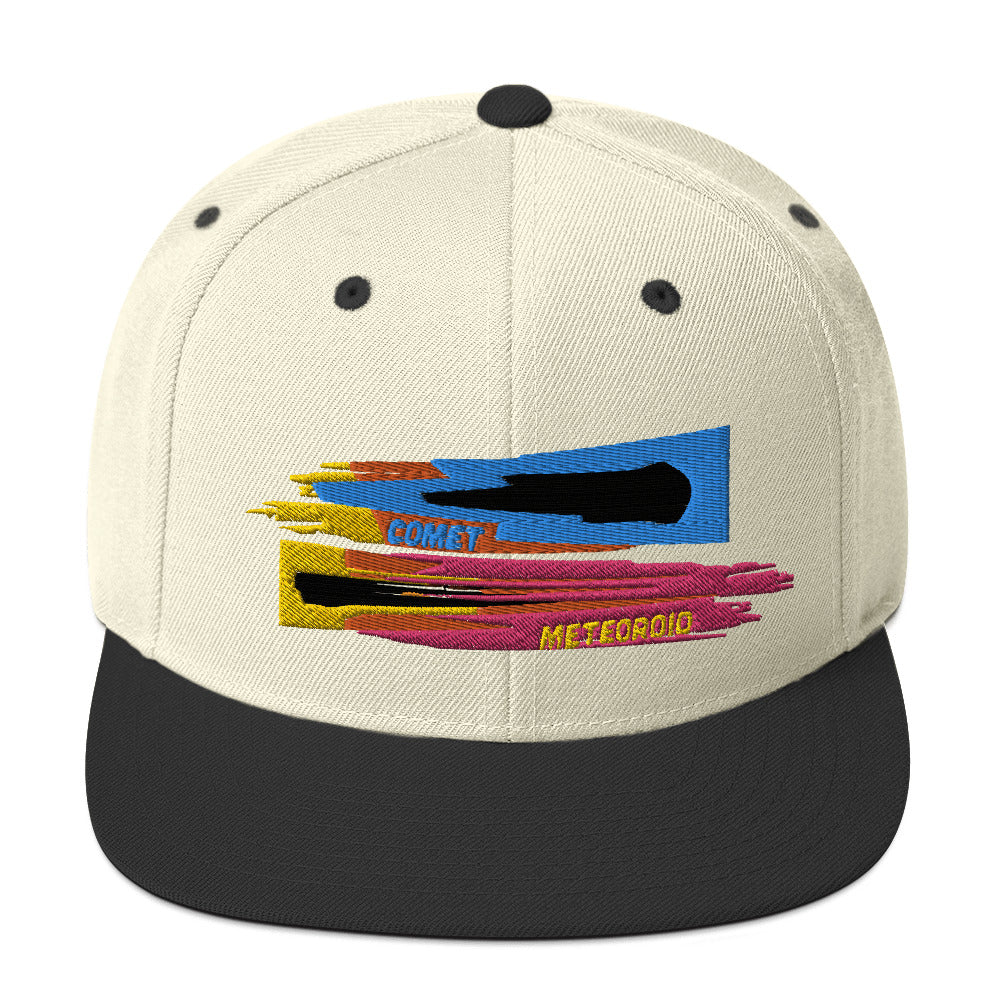 Comet and Meteoroid Snapback Hat