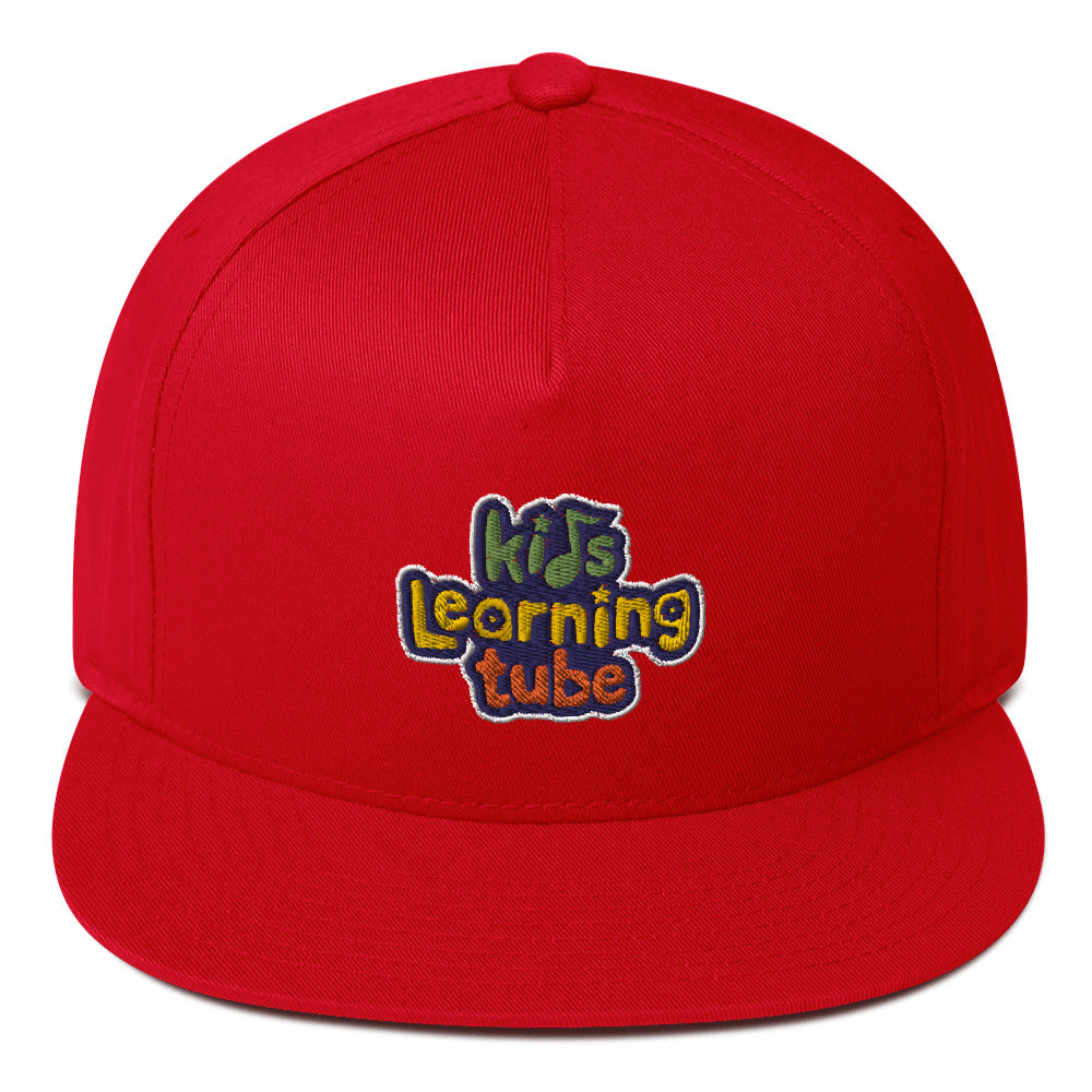 Kids Learning Tube Flat Bill Cap