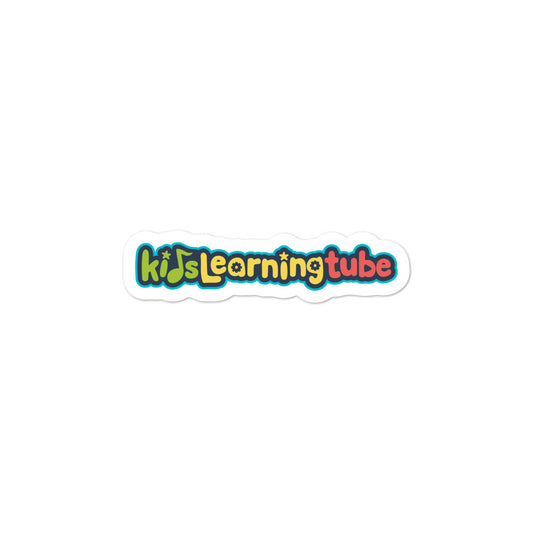 Kids Learning Tube Bubble-free stickers