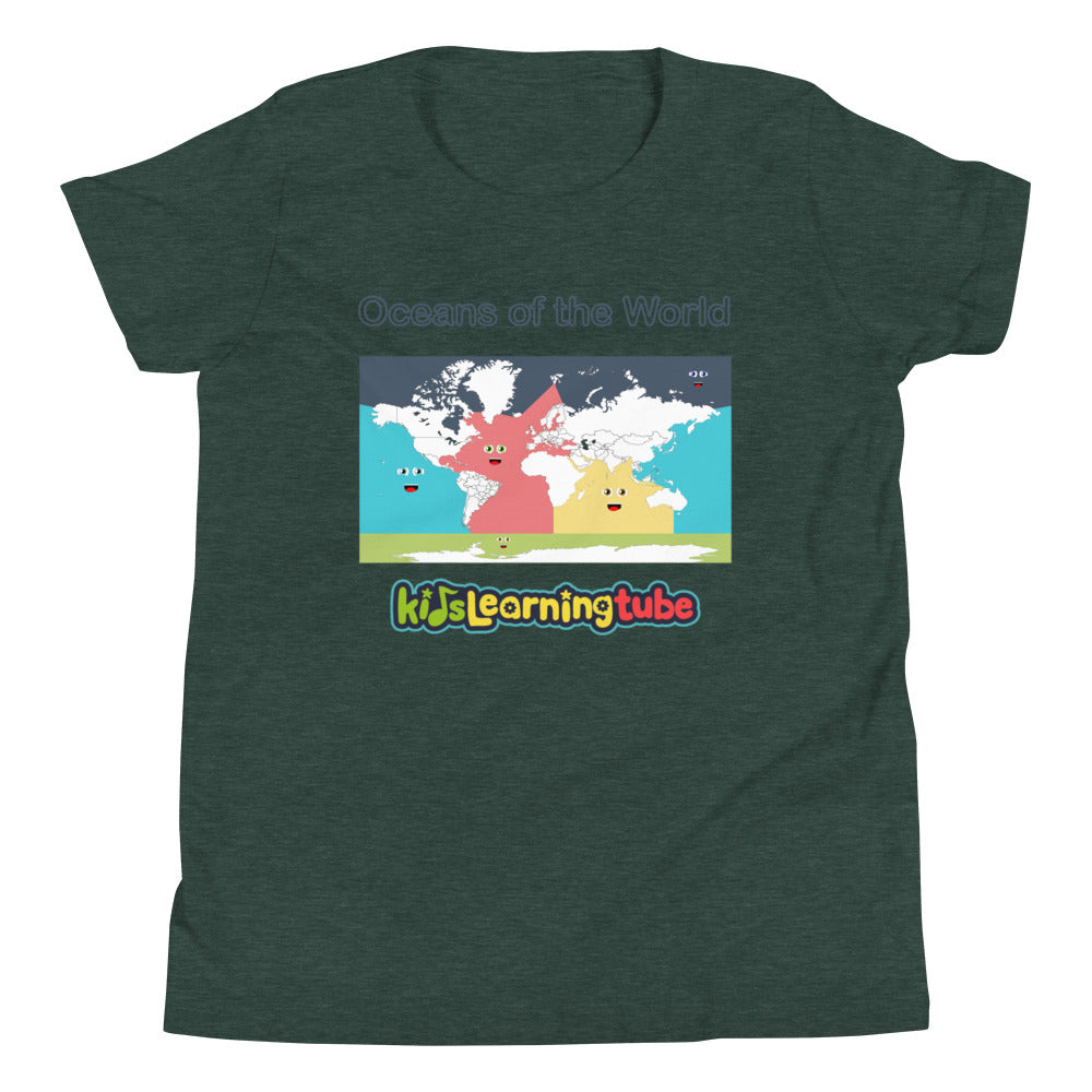 Oceans of the World - Youth Short Sleeve T-Shirt