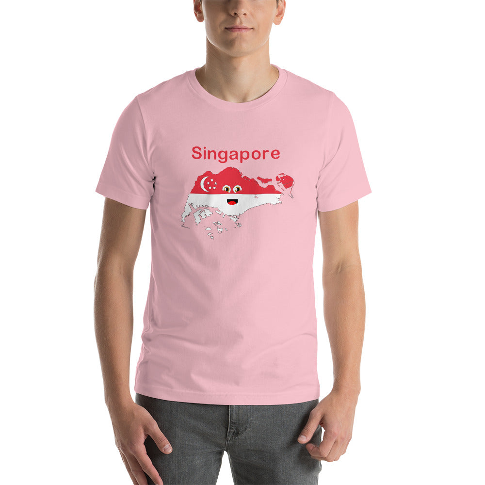Singapore-Short-Sleeve Unisex T-Shirt