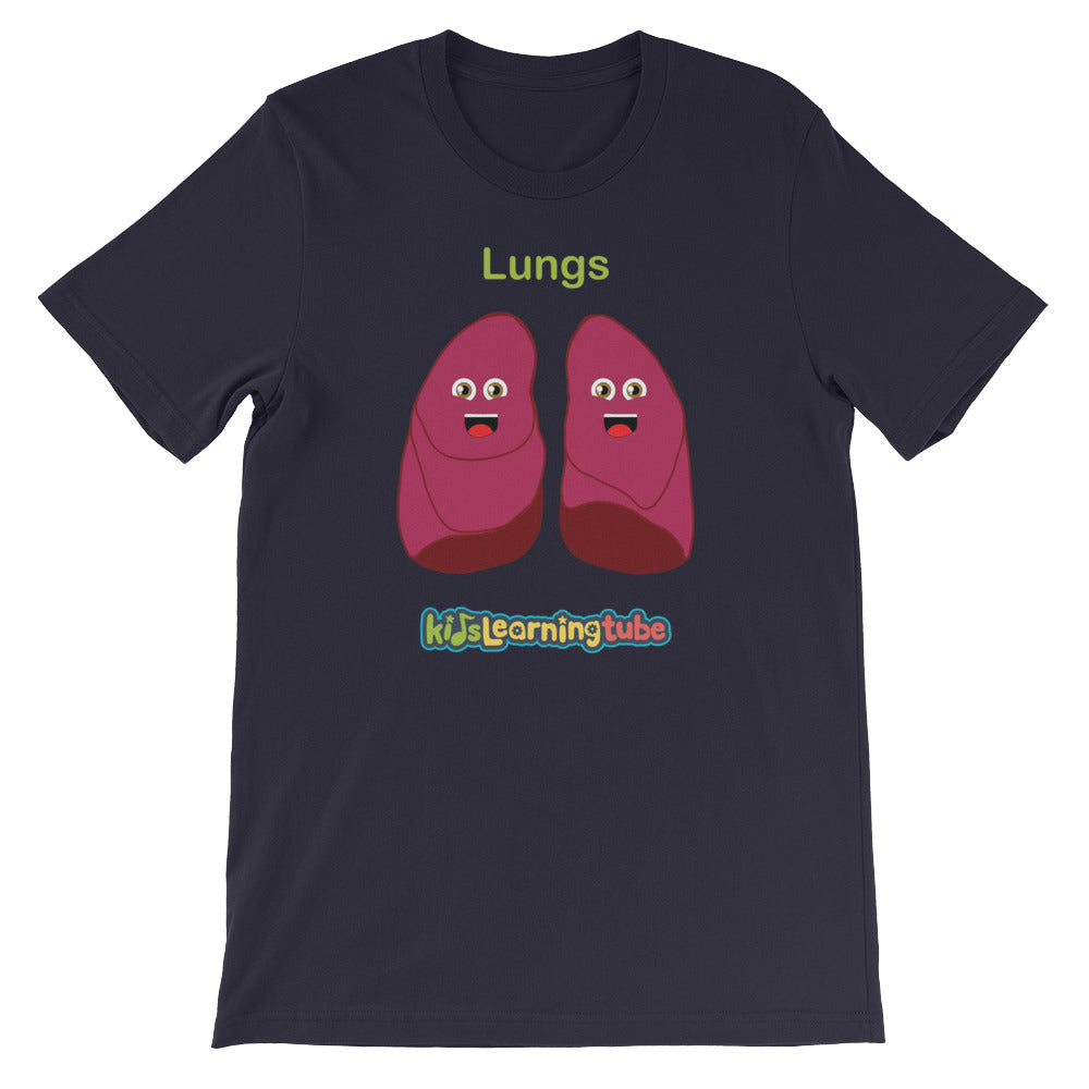 'Lungs' Adult Unisex Short-Sleeve T-Shirt