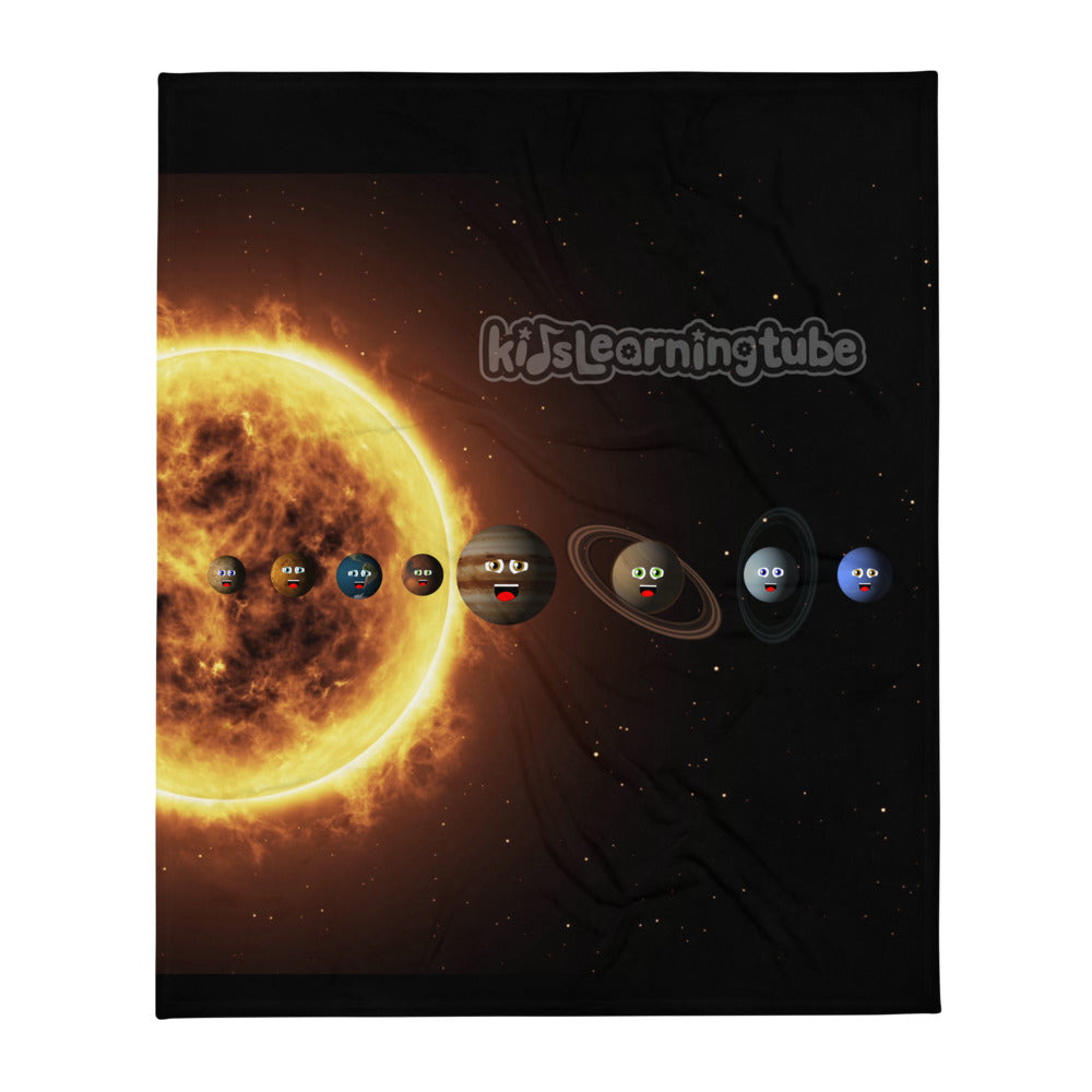 Solar System - Throw Blanket