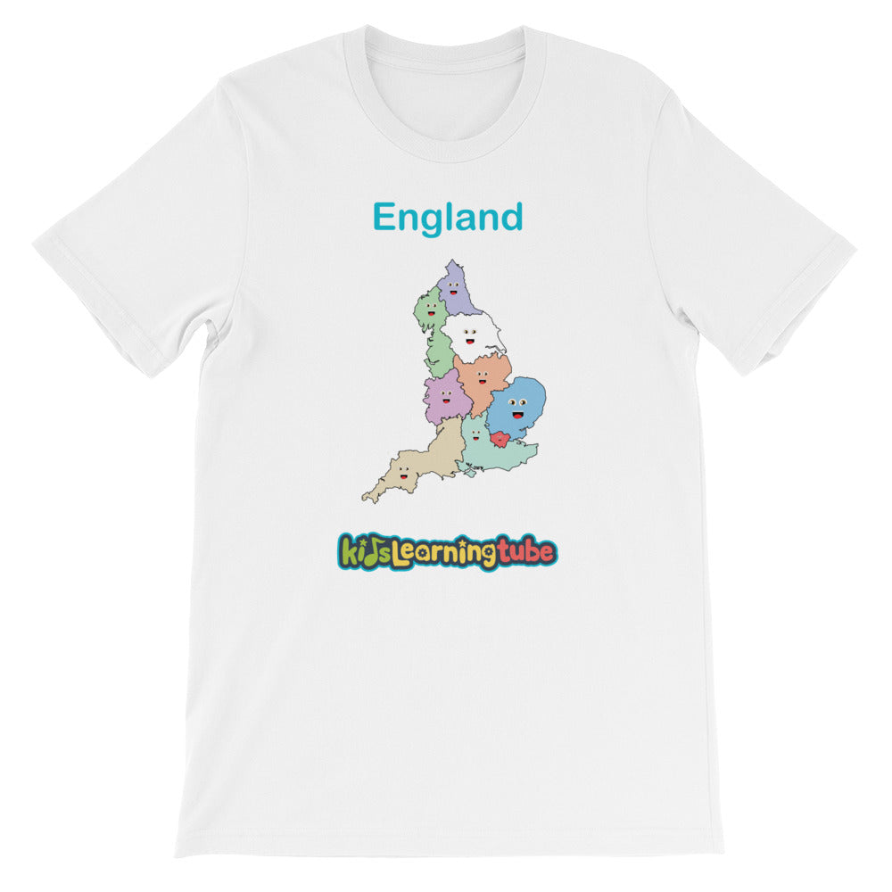 'England' Adult Unisex Short Sleeve T-Shirt
