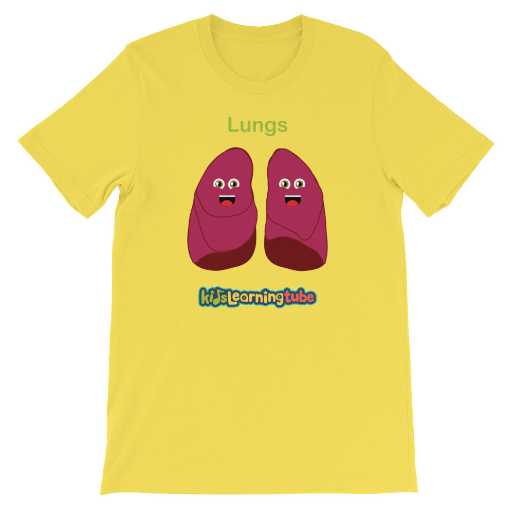 'Lungs' Adult Unisex Short-Sleeve T-Shirt
