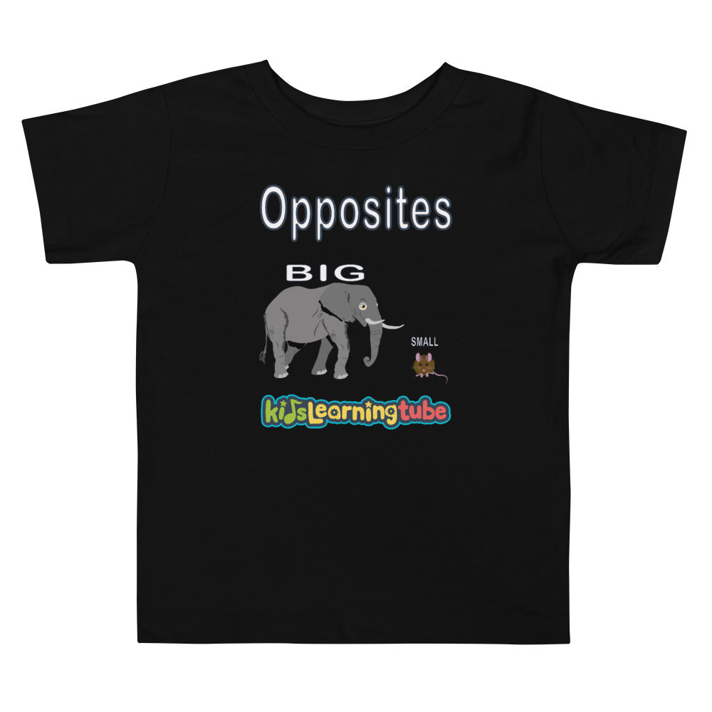 Opposites - Toddler Short Sleeve Tee