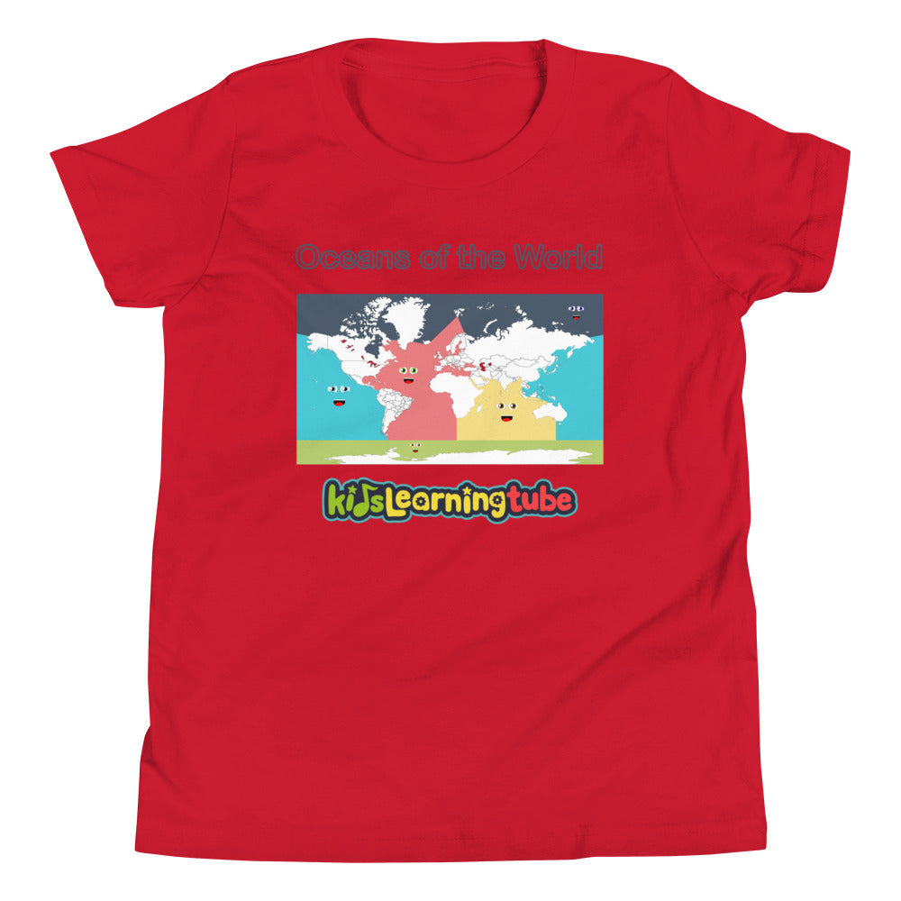 Oceans of the World - Youth Short Sleeve T-Shirt