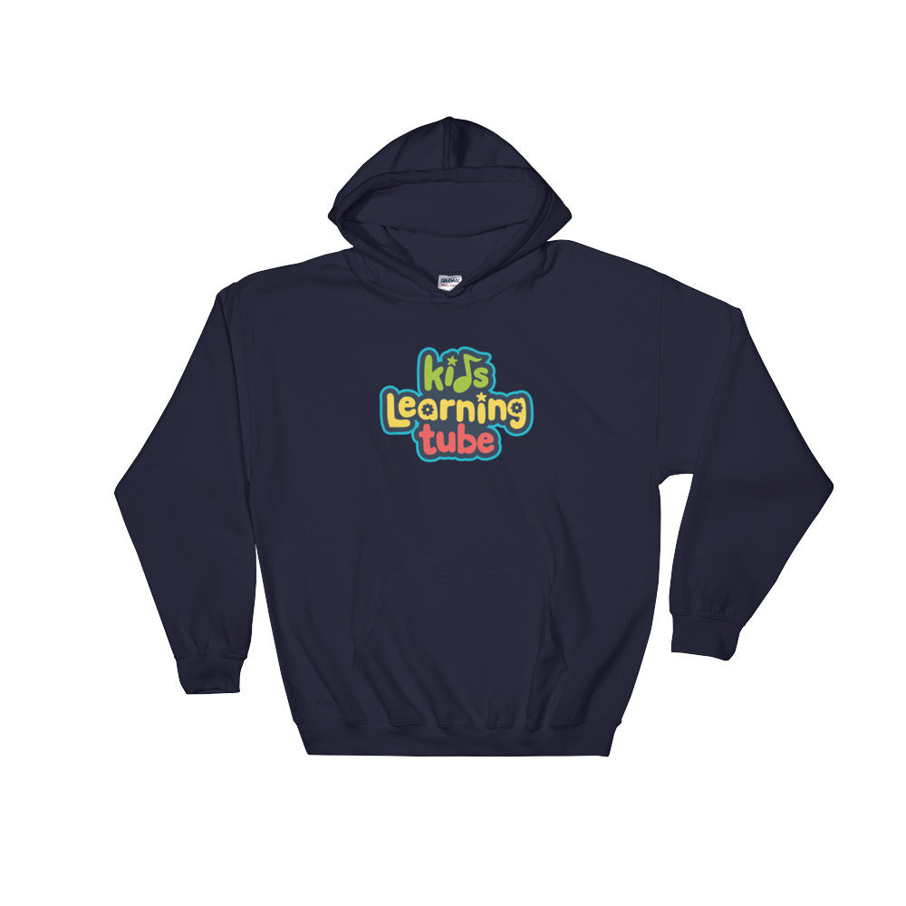 Kids Learning Tube Stacked Logo Adult Unisex Hooded Sweatshirt