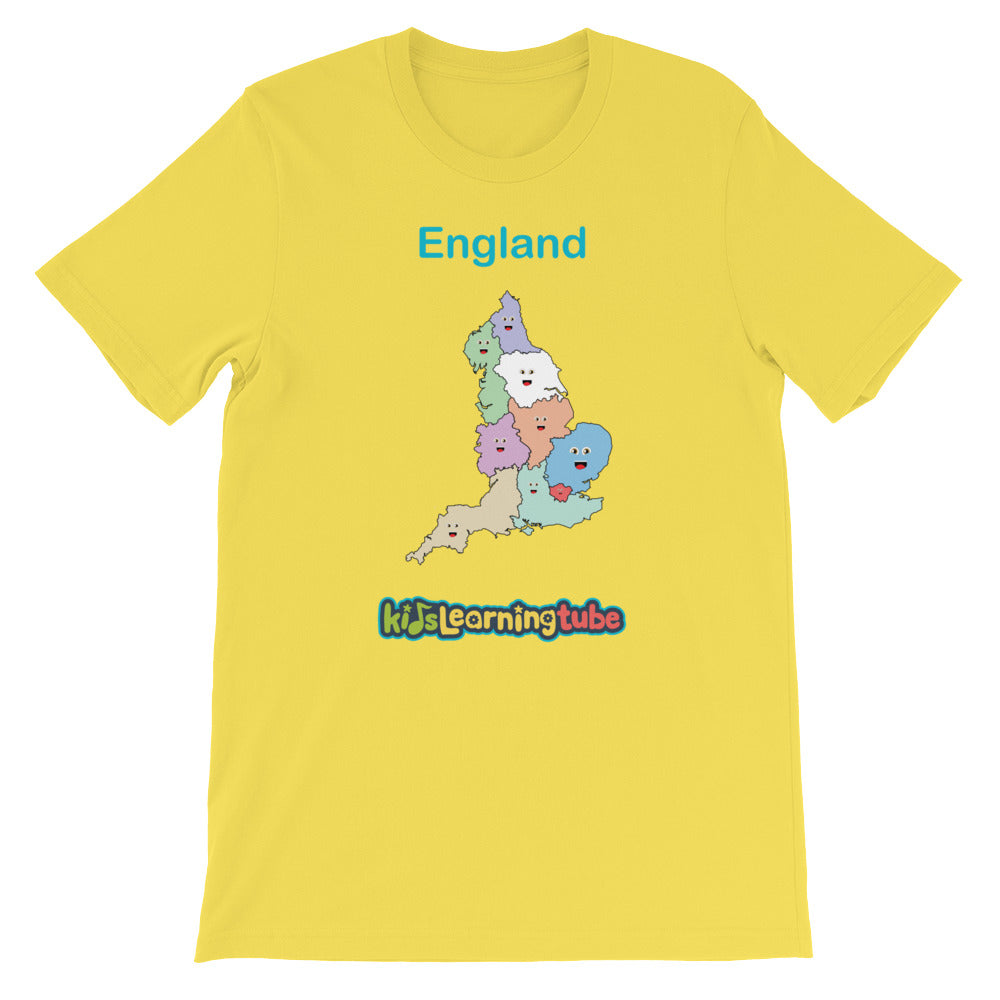 'England' Adult Unisex Short Sleeve T-Shirt