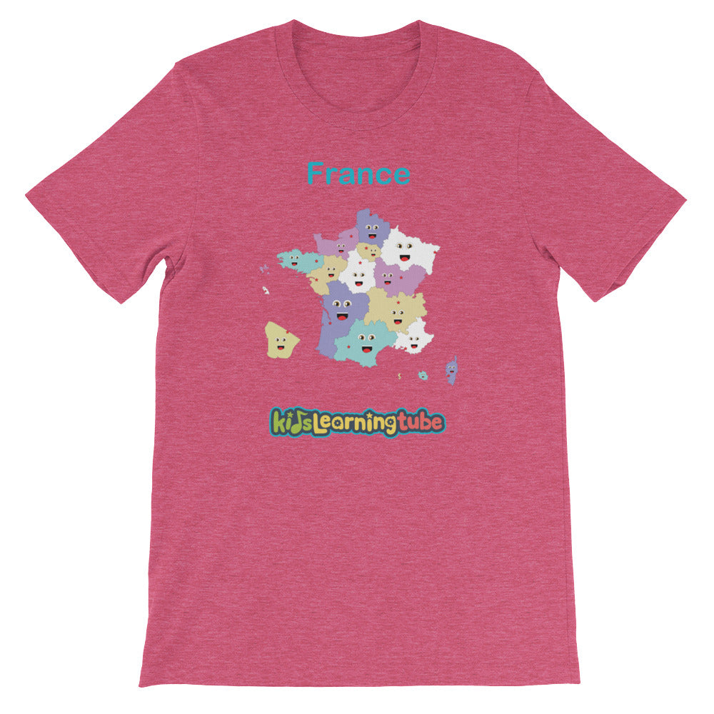 'France' Adult Unisex Short Sleeve T-Shirt