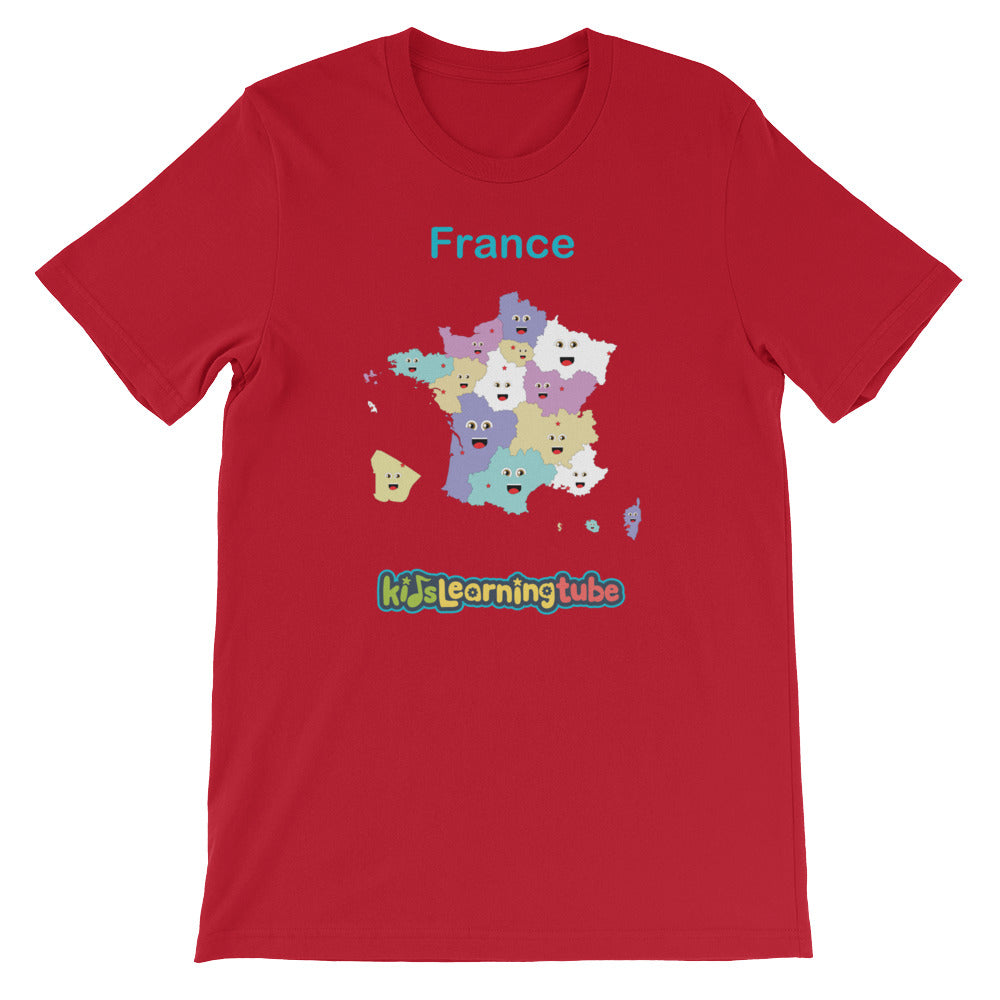 'France' Adult Unisex Short Sleeve T-Shirt