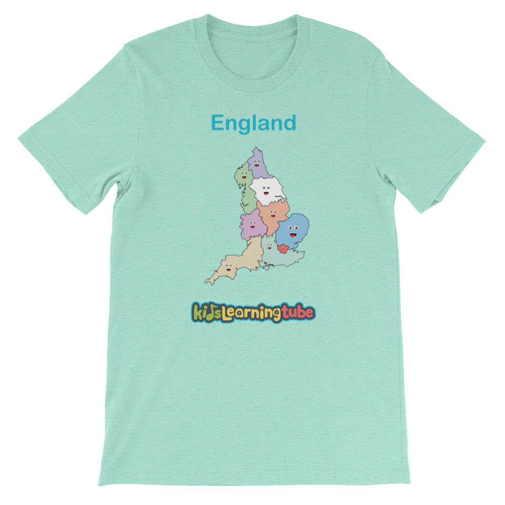 'England' Adult Unisex Short Sleeve T-Shirt