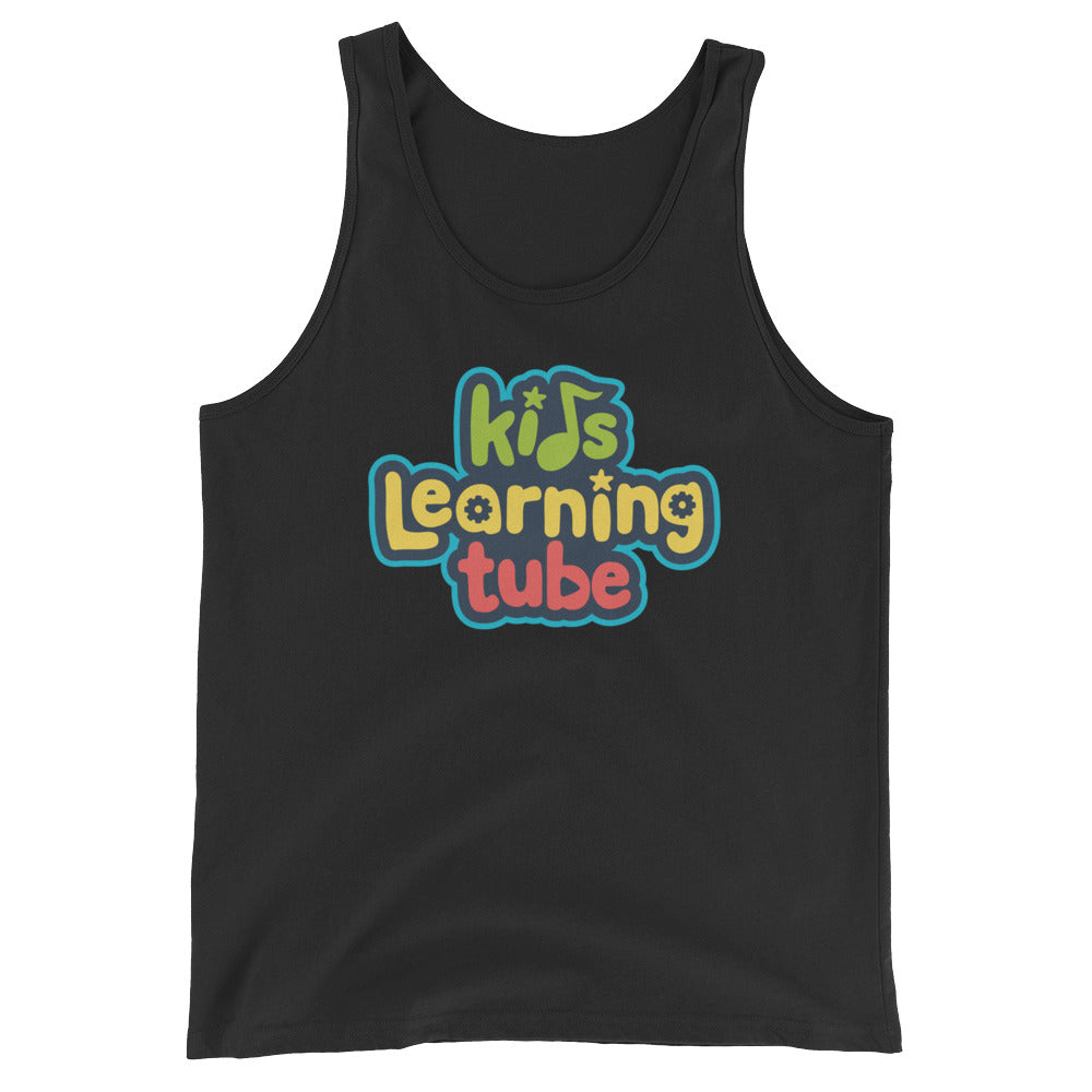 Kids Learning Tube Stacked Logo Adult Unisex Tank Top