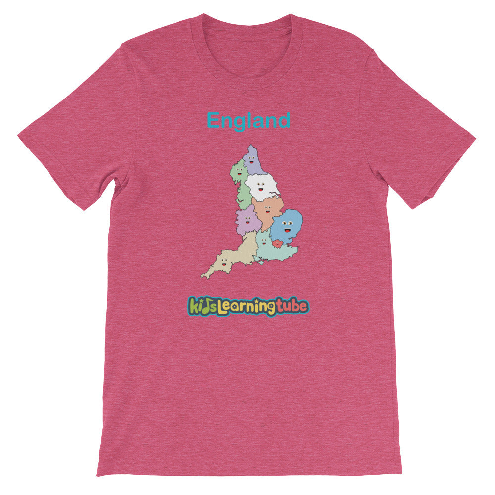 'England' Adult Unisex Short Sleeve T-Shirt