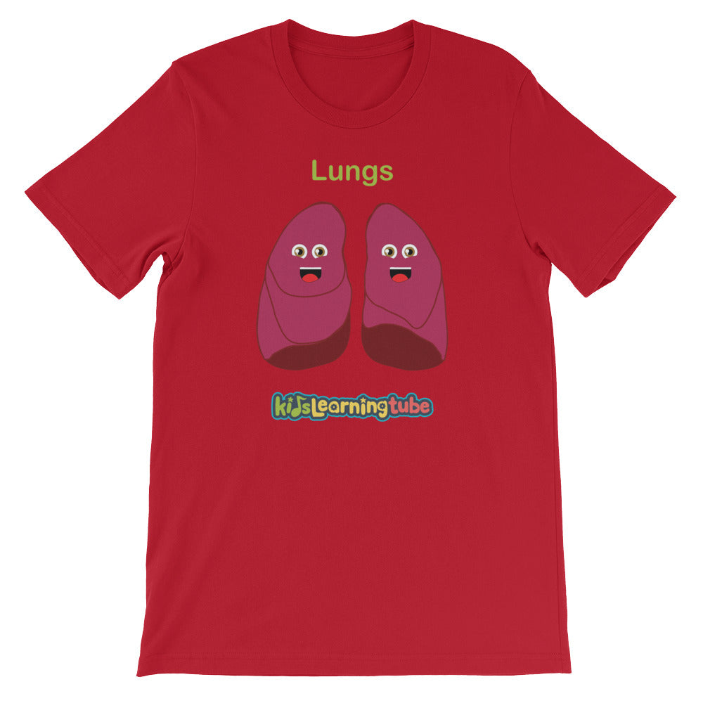 'Lungs' Adult Unisex Short-Sleeve T-Shirt