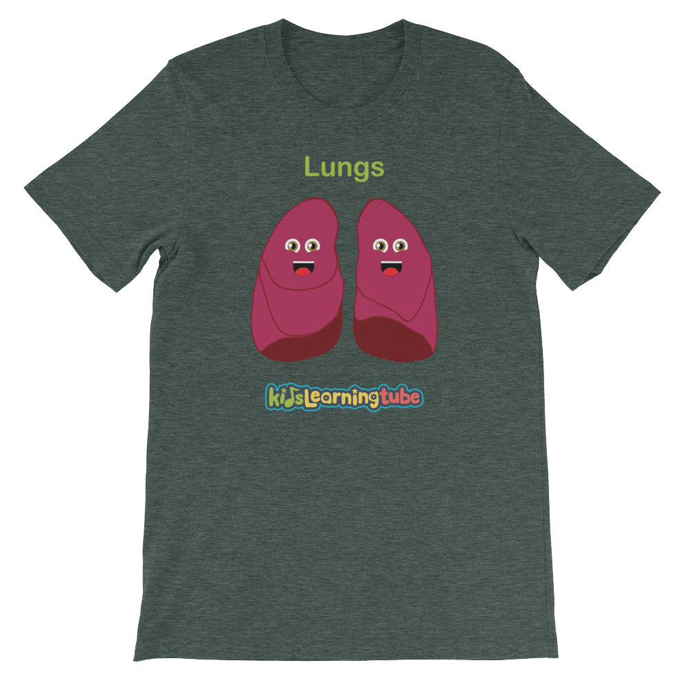'Lungs' Adult Unisex Short-Sleeve T-Shirt