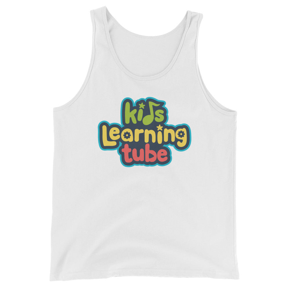 Kids Learning Tube Stacked Logo Adult Unisex Tank Top