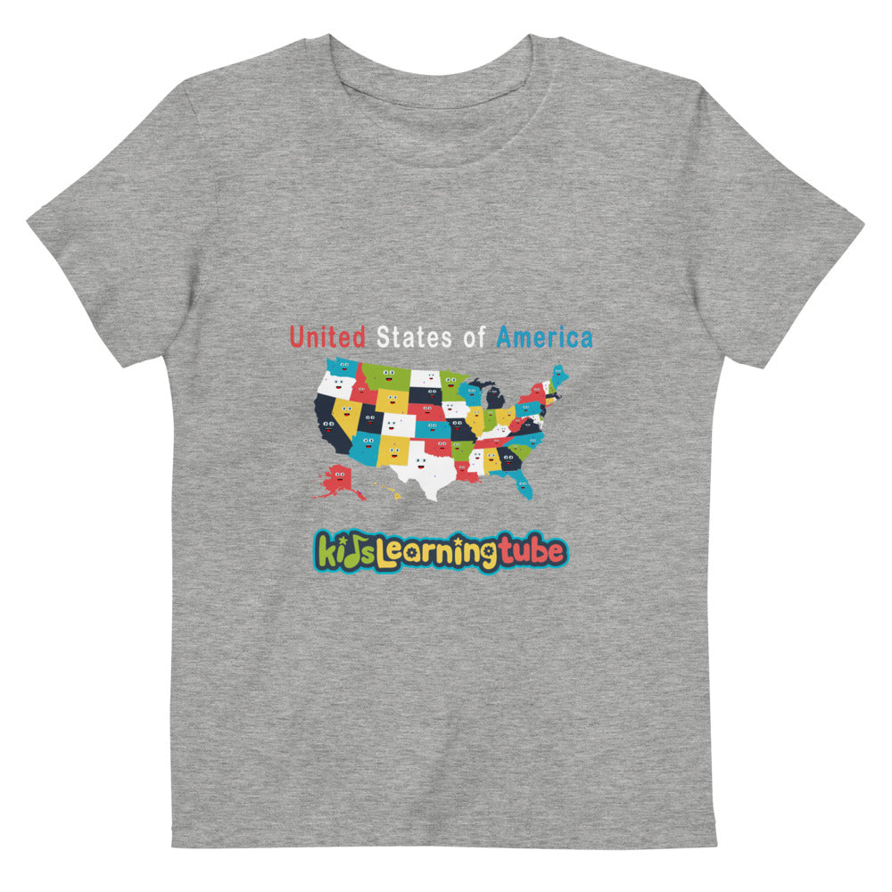 50 States - Organic cotton kids t-shirt