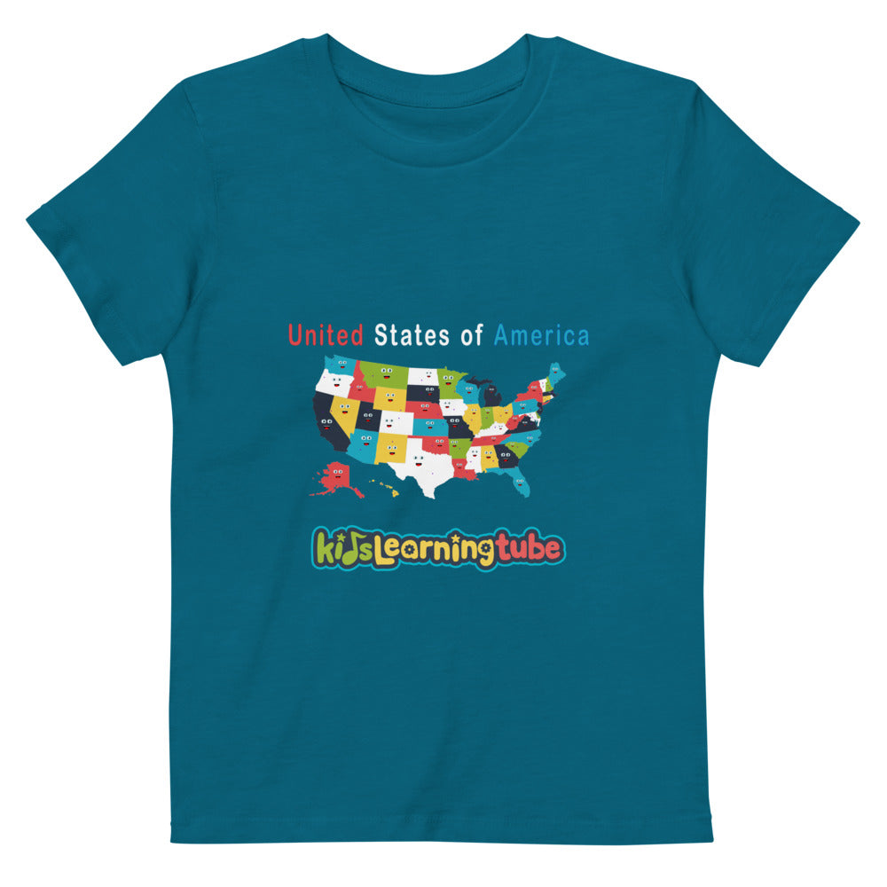 50 States - Organic cotton kids t-shirt