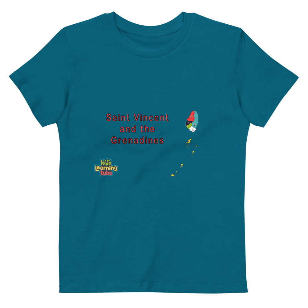 Saint Vincent and the Grenadines - Organic cotton kids t-shirt