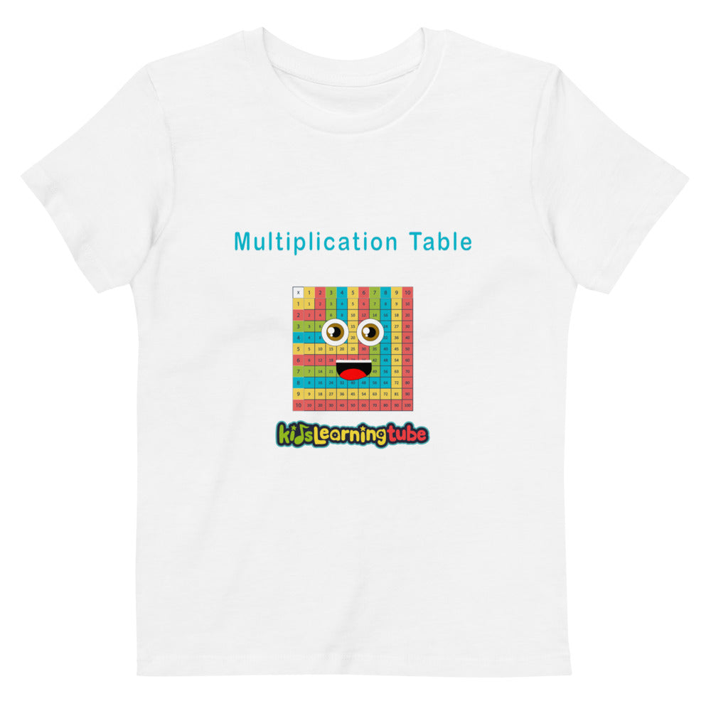 Multiplication Table - Organic cotton kids t-shirt
