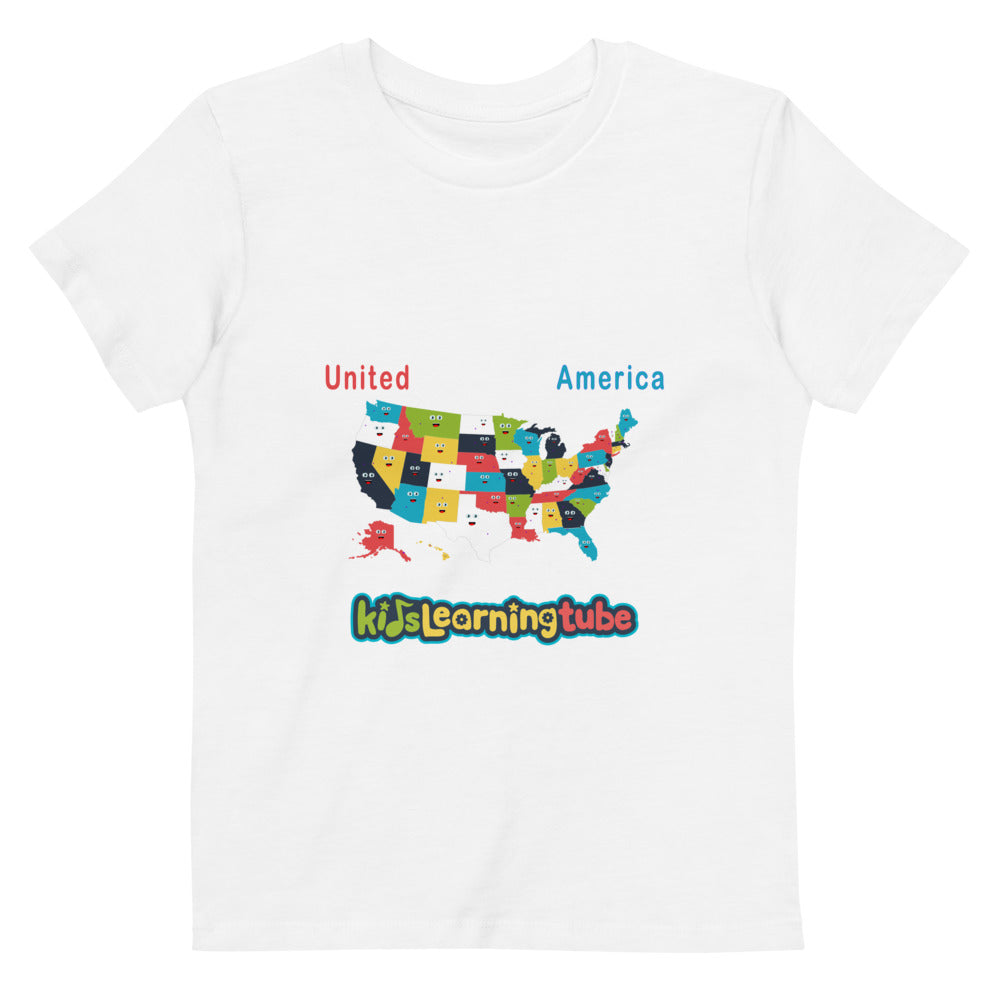 50 States - Organic cotton kids t-shirt