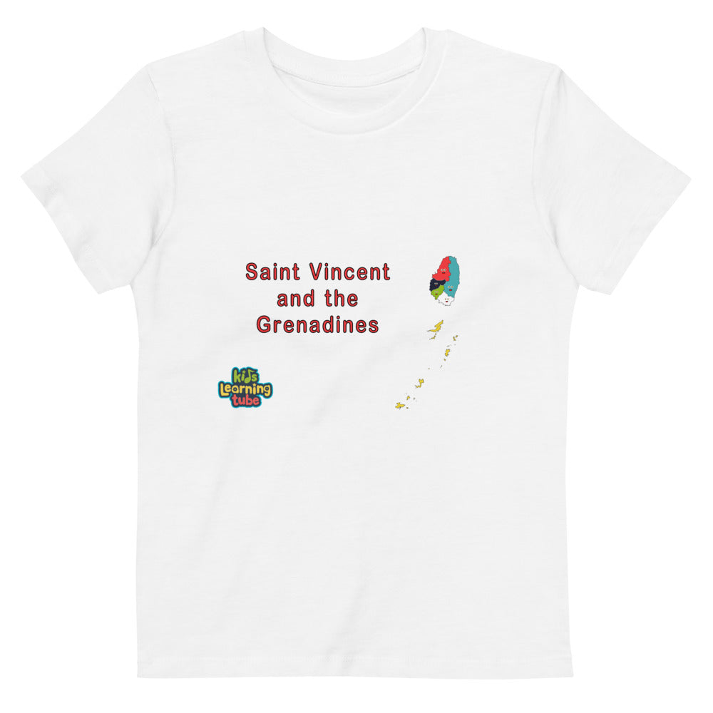 Saint Vincent and the Grenadines - Organic cotton kids t-shirt