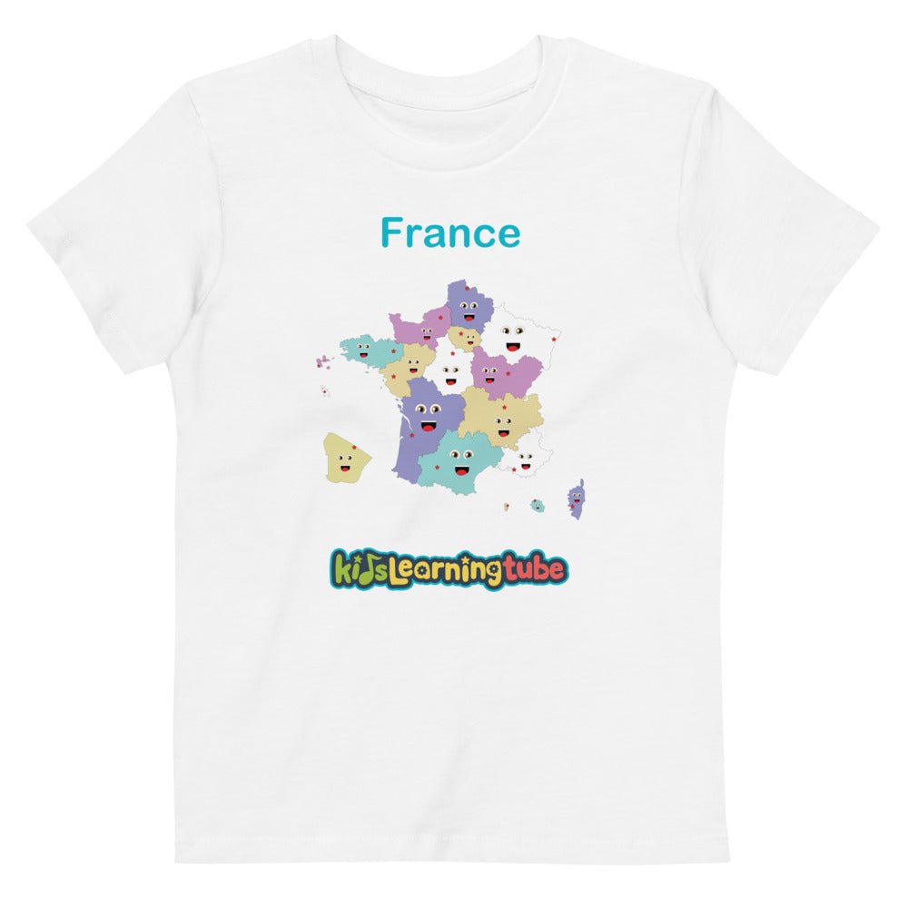 France Organic cotton kids t-shirt