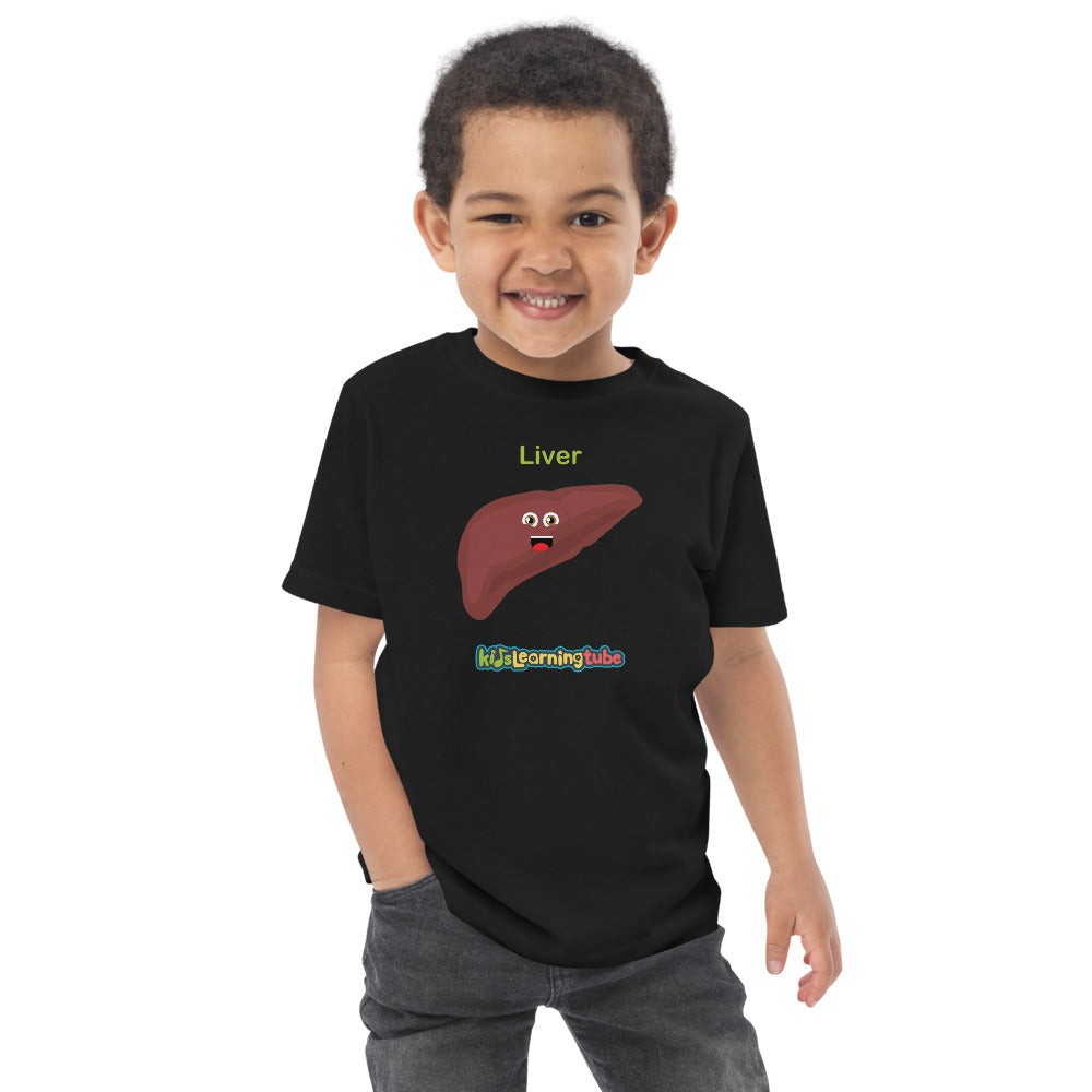 Liver - Toddler jersey t-shirt