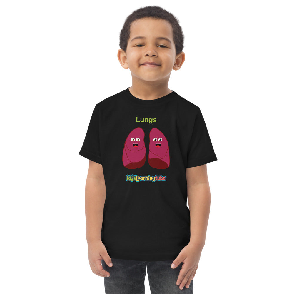 Lungs - Toddler jersey t-shirt