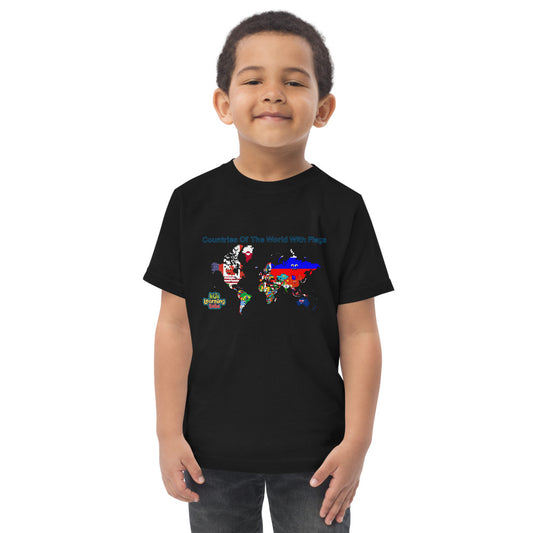 Countries of the World - Toddler jersey t-shirt