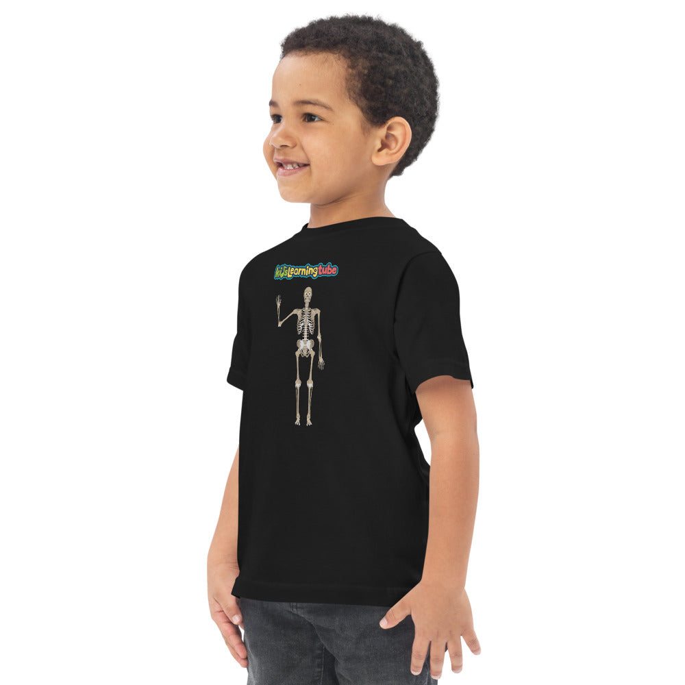 Skeleton - Toddler jersey t-shirt