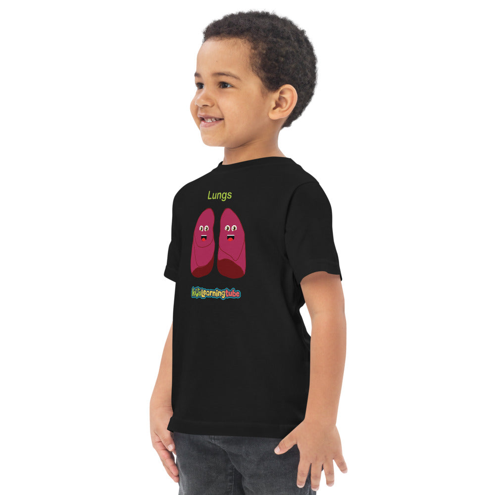 Lungs - Toddler jersey t-shirt