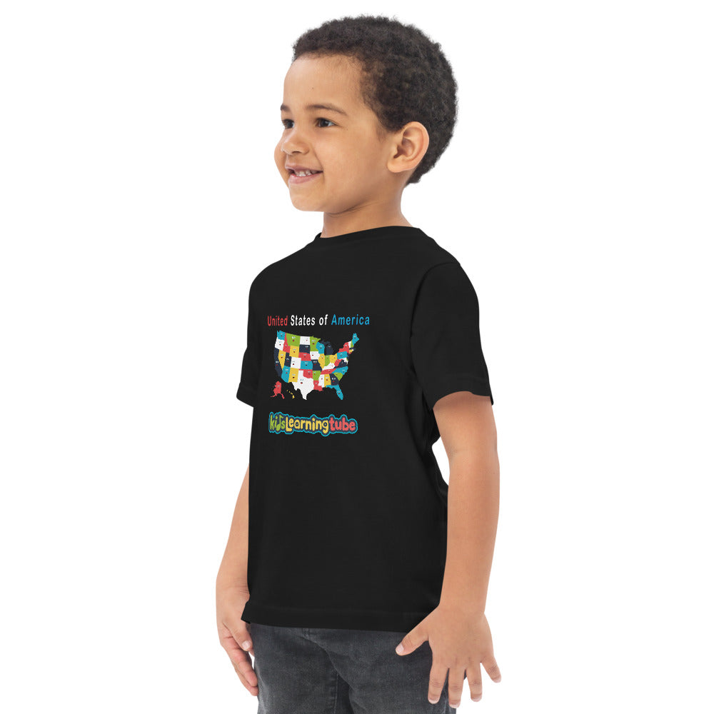 50 States - Toddler jersey t-shirt