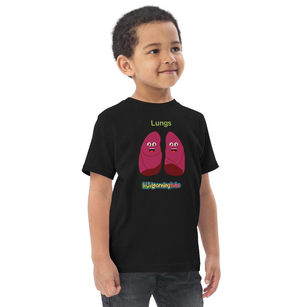Lungs - Toddler jersey t-shirt