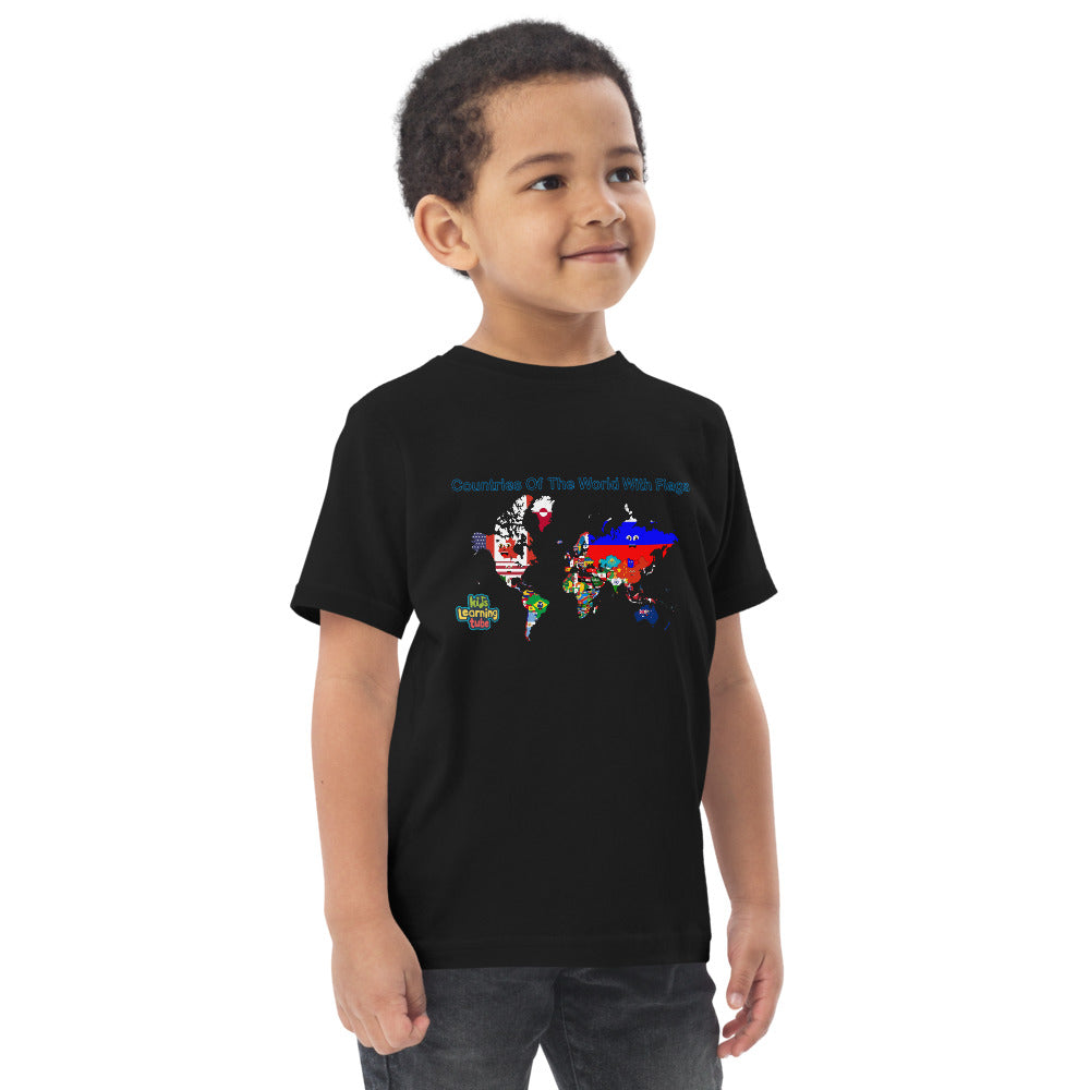 Countries of the World - Toddler jersey t-shirt