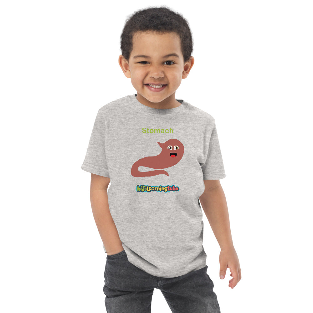 Stomach - Toddler jersey t-shirt