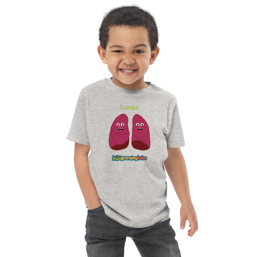 Lungs - Toddler jersey t-shirt