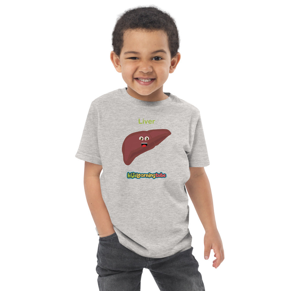 Liver - Toddler jersey t-shirt