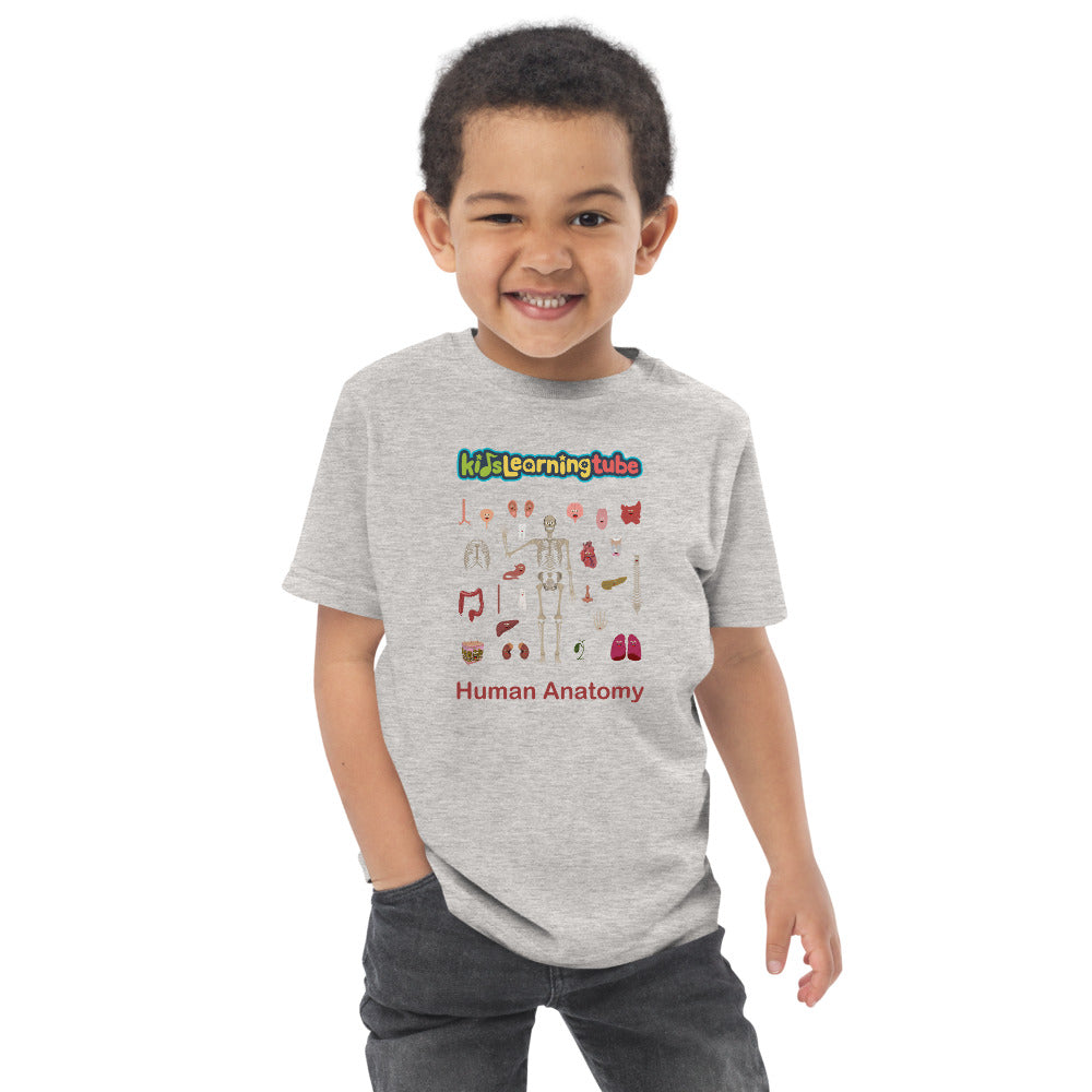 Human Anatomy - Toddler jersey t-shirt