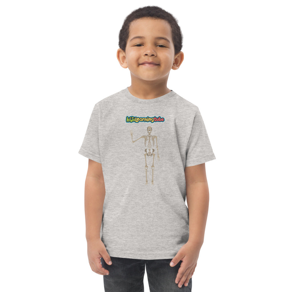 Skeleton - Toddler jersey t-shirt
