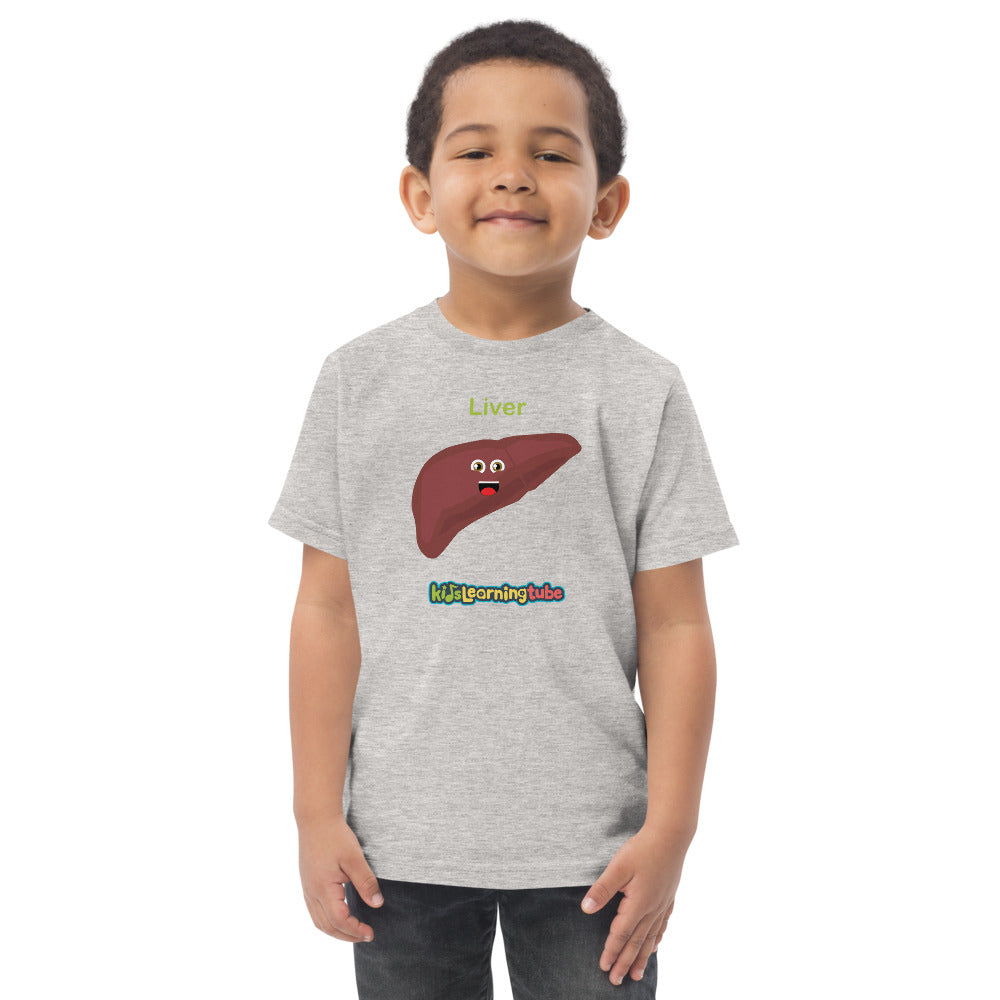 Liver - Toddler jersey t-shirt