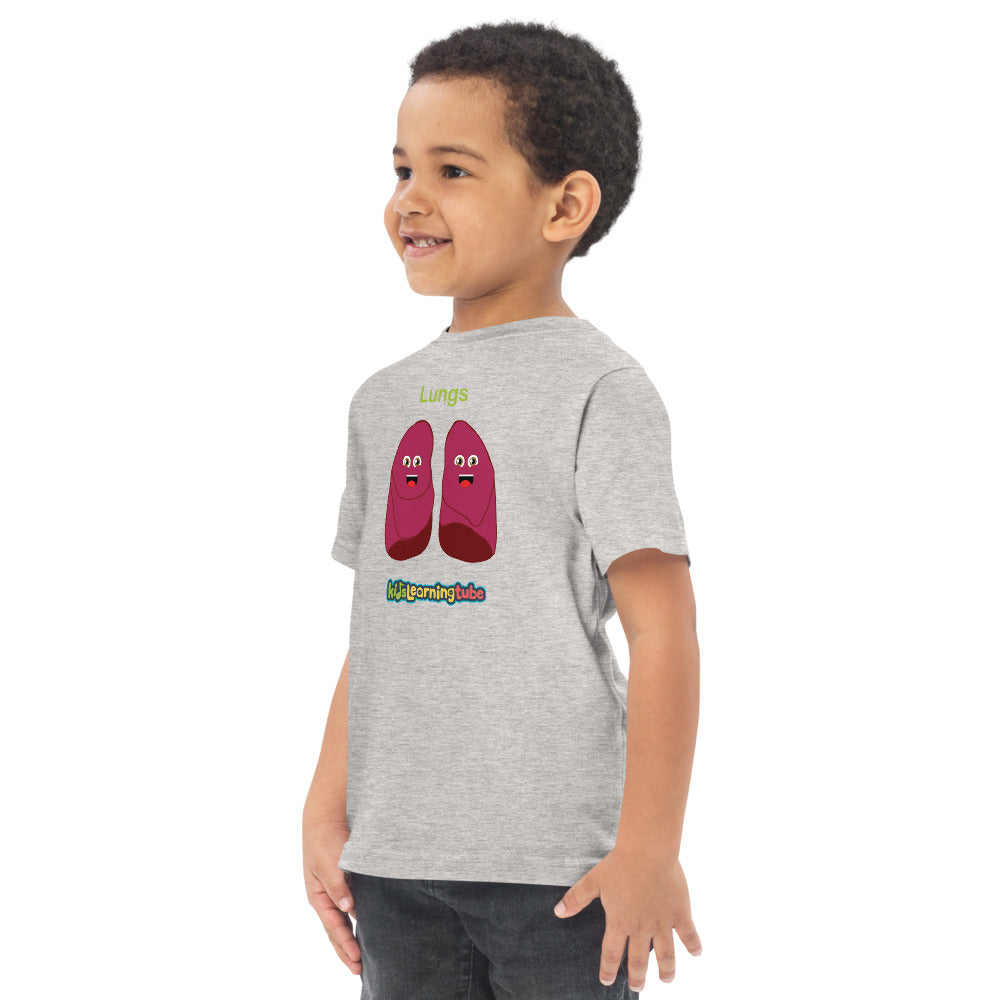 Lungs - Toddler jersey t-shirt