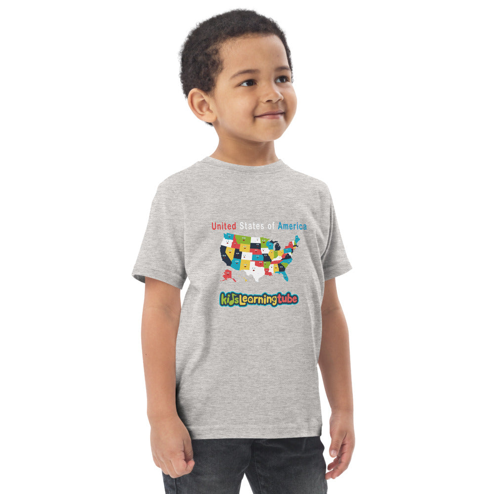 50 States - Toddler jersey t-shirt