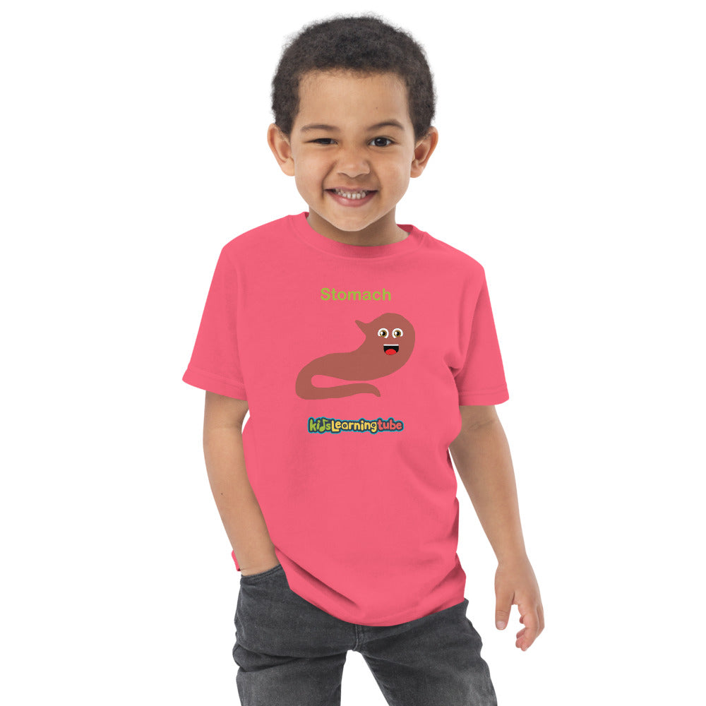 Stomach - Toddler jersey t-shirt